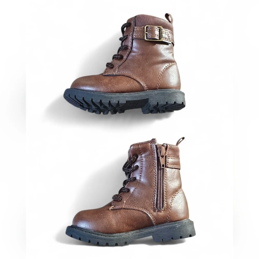 Carter’s Toddler Girls Brown Combat Boots Size 6M
